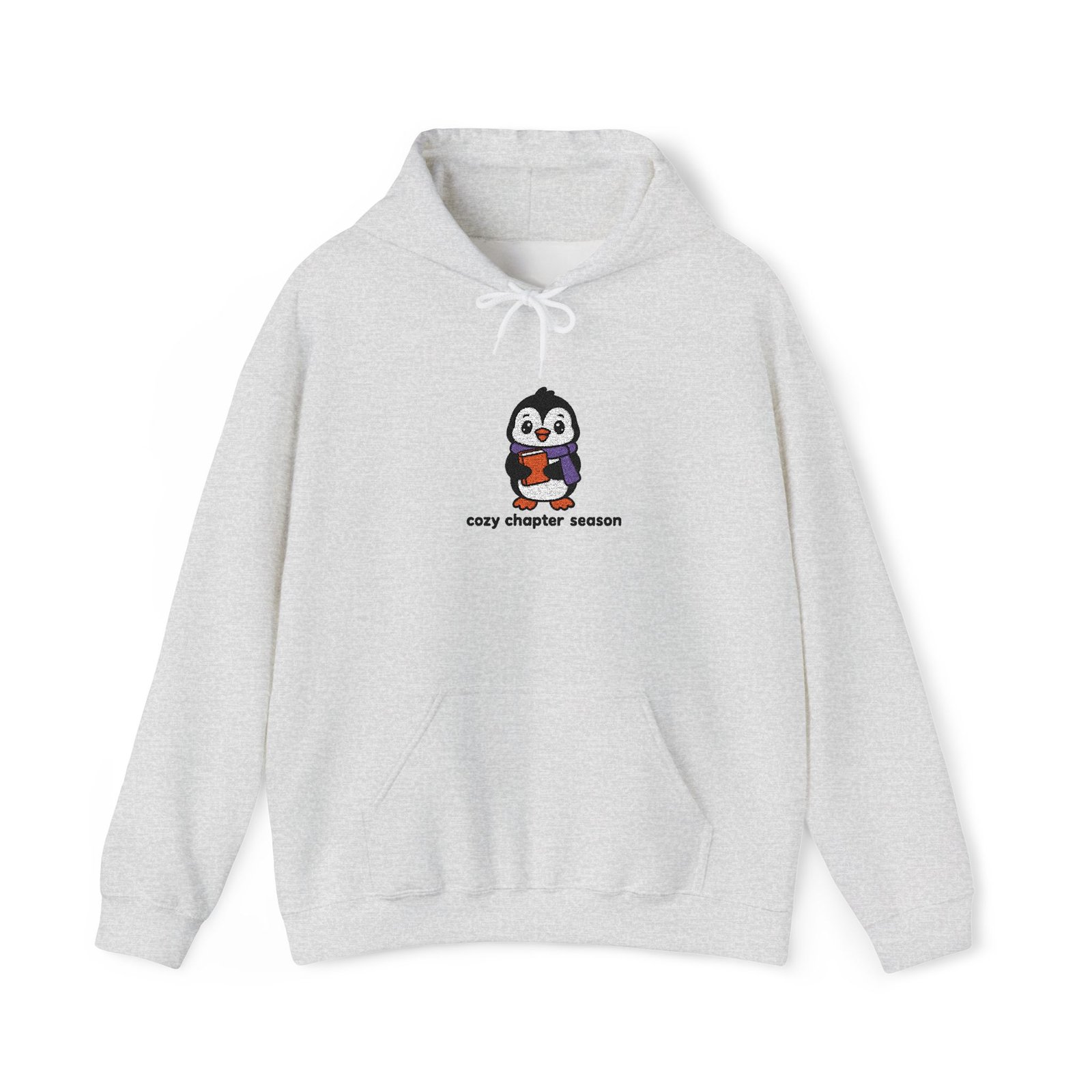 Cozy Chapter Season - Penguin - Bookish - Embroidered - Halloween Sweatshirt - Image 13