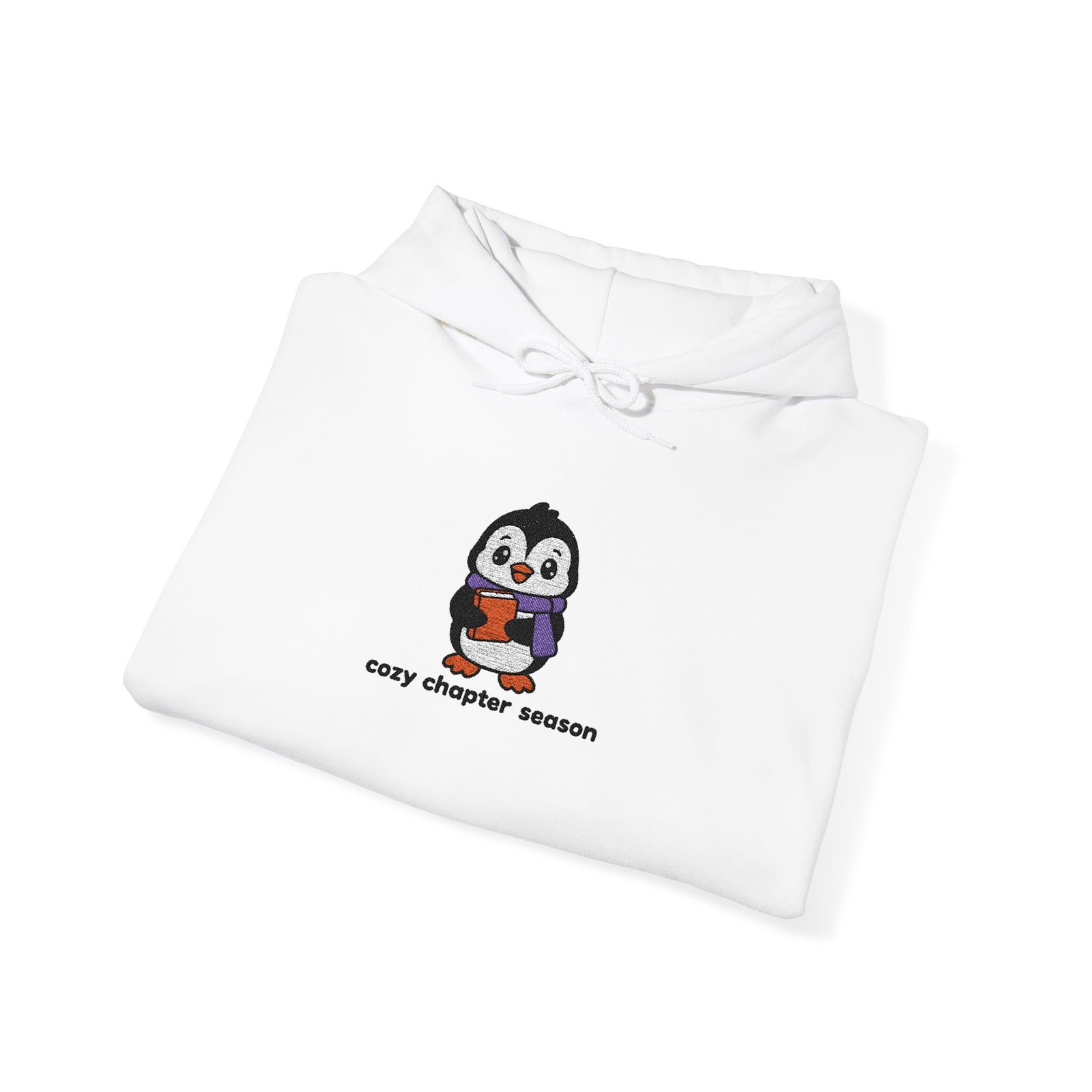 Cozy Chapter Season - Penguin - Bookish - Embroidered - Halloween Sweatshirt - Image 12