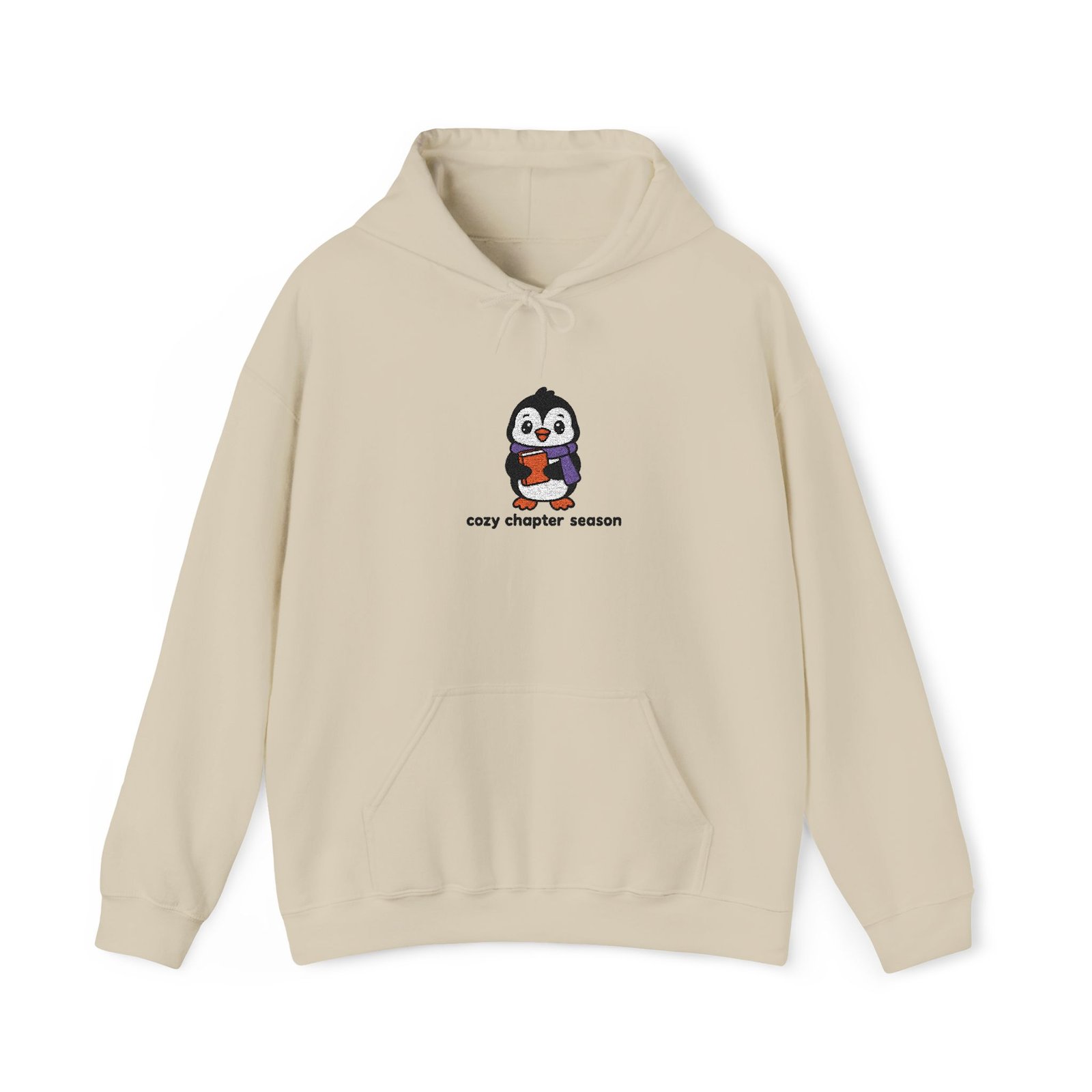 Cozy Chapter Season - Penguin - Bookish - Embroidered - Halloween Sweatshirt - Image 14